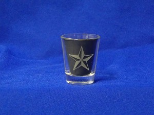 Nautical star, shot glass