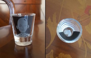 Saitama, shot glass